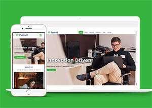 大气创新企业宽屏网站模板下载 - 项目资源网