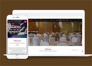 简洁国外婚礼策划网站模板 - 项目资源网