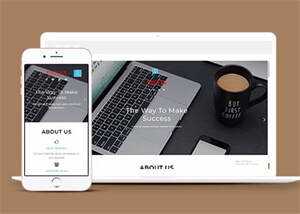 响应式国际金融理财类网站模板 - 项目资源网