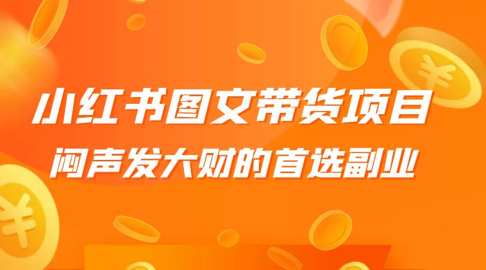 小红书图文带货项目：利润非常巨大，闷声发大财的首选副业 - 项目资源网